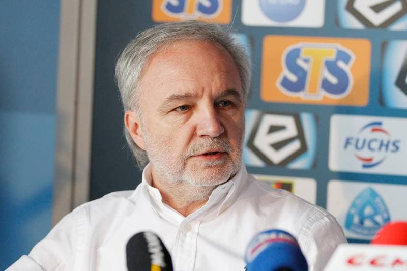 Football. Ruch Chorzow. Press Conference. 24.04.2017