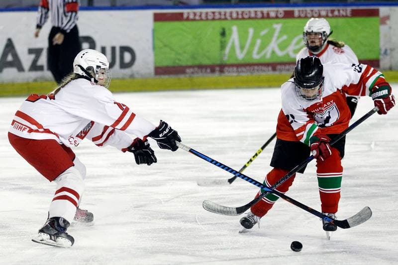 Ice Hockey. Women's U18 Championship. Poland - Hungary. 11.11.2018