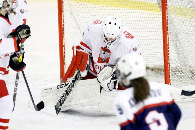 Ice Hockey. Women's World Championship. Poland - Slovakia. 08.04.2017