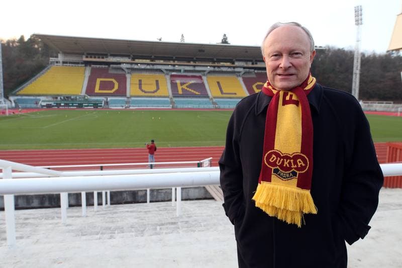 Football. Dukla Prague. Press Conference. 19.11.2018