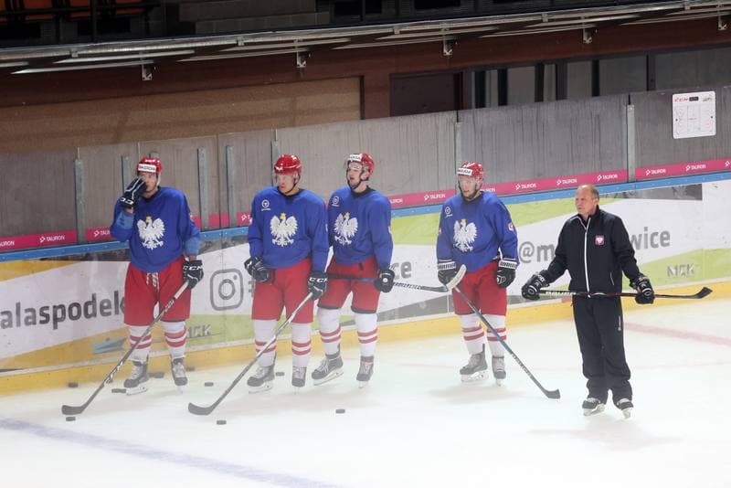 Ice Hockey. Poland national team. Training. 20.08.2018