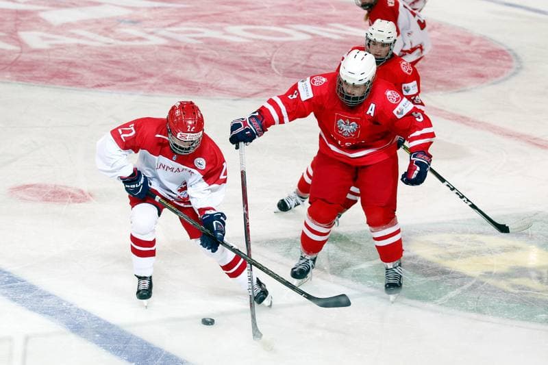 Ice Hockey. Women's U18 World Championship Division 1B. Poland - Denmark. 09.01.2018