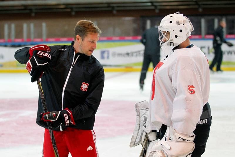 Ice Hockey. Poland national team. Training. 21.08.2018