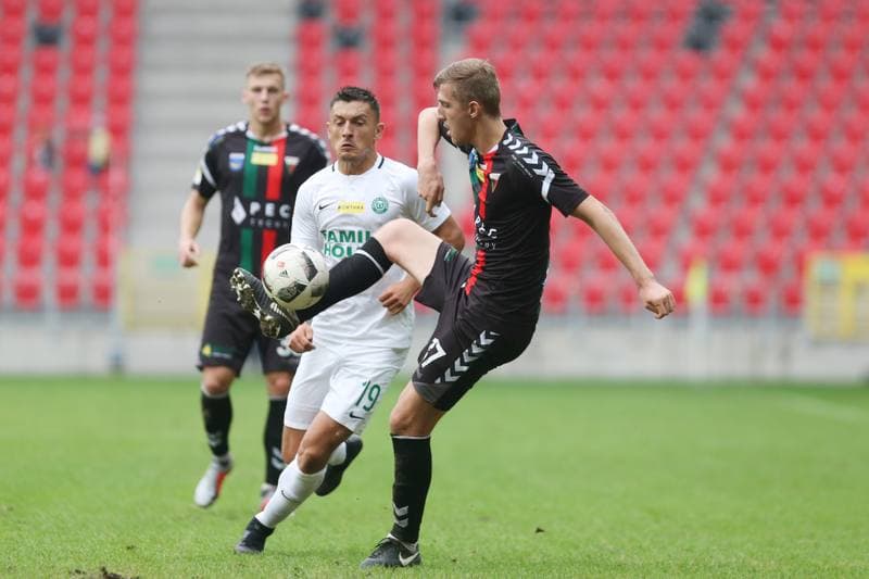Football. Fortuna I Liga. GKS Tychy - Warta Poznan. 01.09.2018