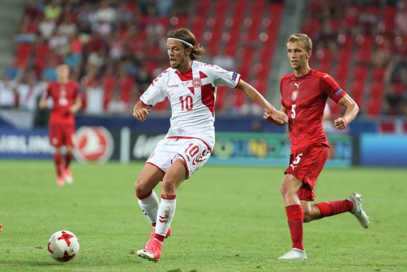 Football. UEFA European U21 Championship. Czech Republic - Denmark. 24.06.2017