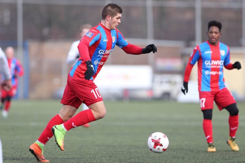 Football. Sparing. MFK Karvina - Piast Gliwice. 20.01.2018