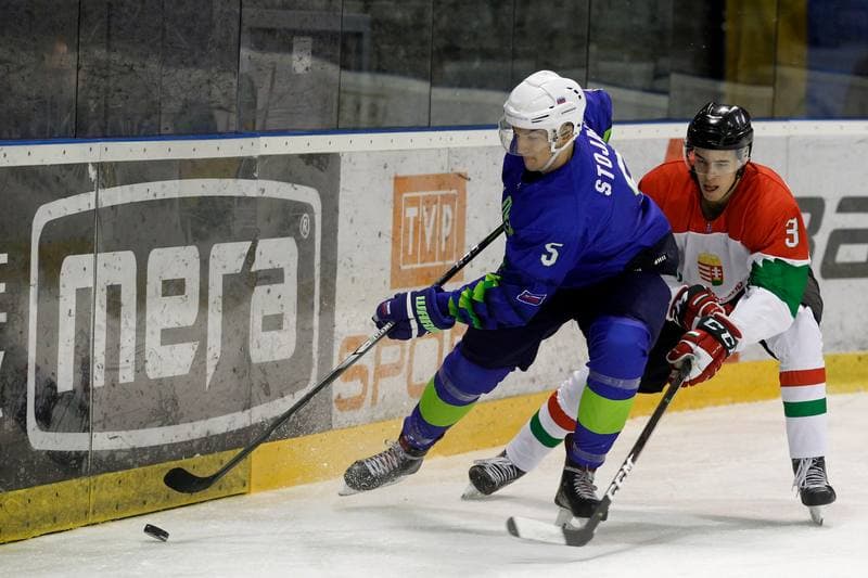 Ice Hockey. U20 World Championship Division 1B. Slovenia - Hungary. 12.12.2018