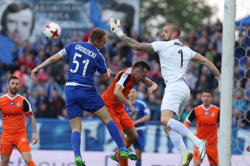 Football. Lotto Ekstraklasa. Ruch Chorzow - Zaglebie Lubin. 05.05.2017