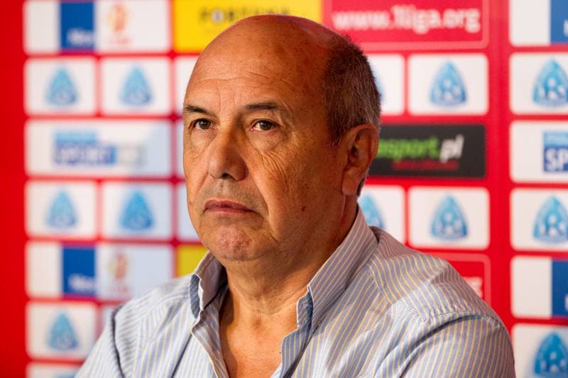 Football. Ruch Chorzow. Press Conference. 11.09.2017