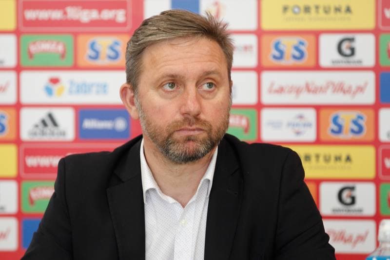 Football. Gornik Zabrze. Press Conference. 15.05.2017