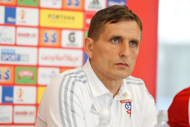 Football. Gornik Zabrze. Press Conference. 15.05.2017