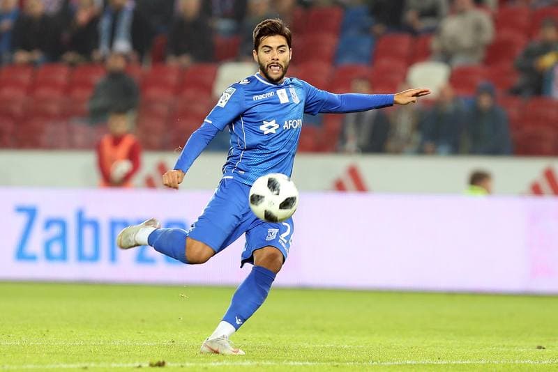 Football. Lotto Ekstraklasa. Gornik Zabrze - Lech Poznan. 05.10.2018