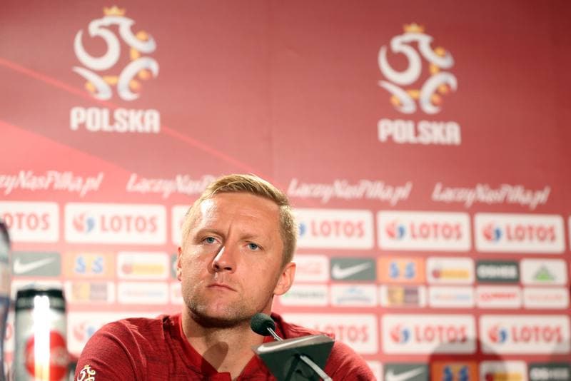 Football. Poland national team. Training. 09.10.2018