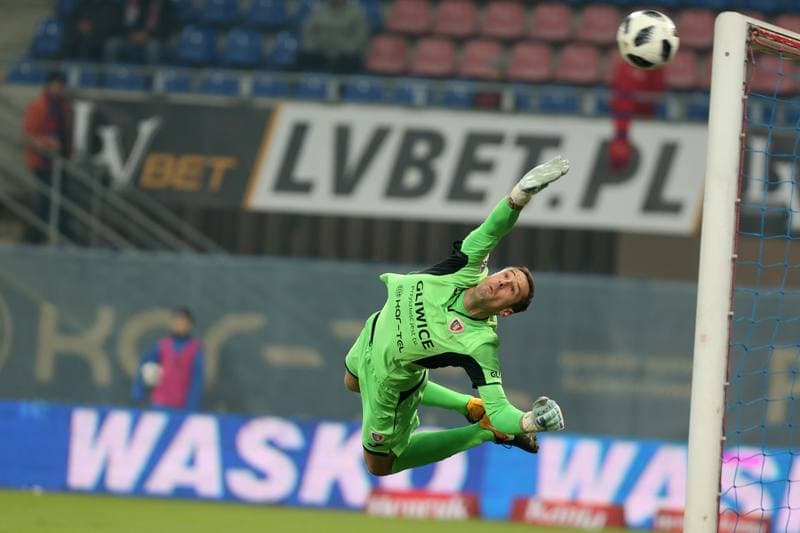 Football. Lotto Ekstraklasa. Piast Gliwice - Jagiellonia Bialystok. 12.02.2018