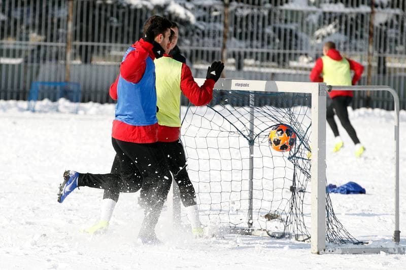 Football. Gornik Zabrze. Training. 05.02.2019