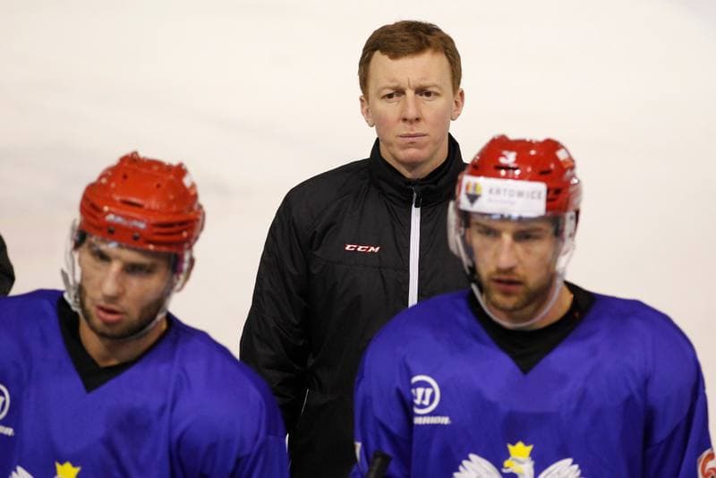 Ice Hockey. Poland national team. Training. 13.02.2018