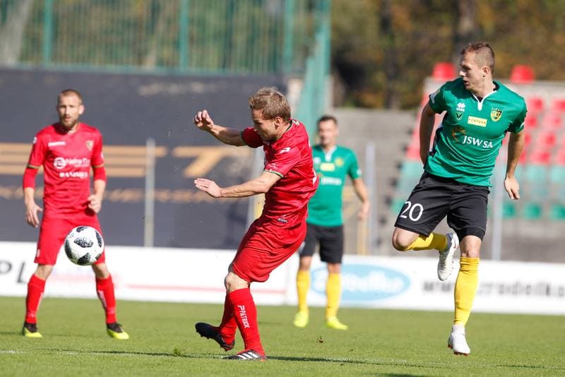 Football. Sparing. Zaglebie Sosnowiec - GKS 1962 Jastrzebie. 13.10.2018