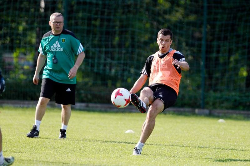 Football. GKS Katowice. Training. 20.06.2017