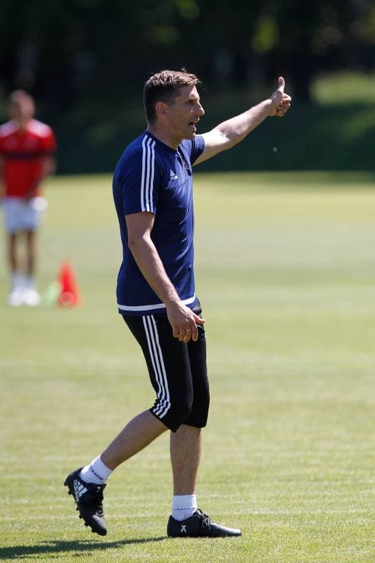 Football. Gornik Zabrze. Training. 21.06.2017