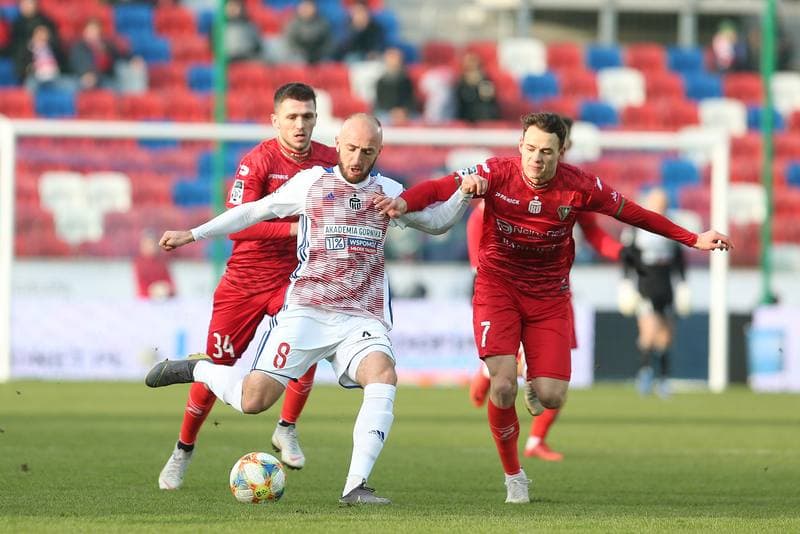 Football. Lotto Ekstraklasa. Gornik Zabrze - Zaglebie Sosnowiec. 23.02.2019
