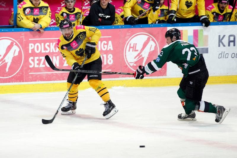 Ice Hockey. Tauron Hokej Liga. Tauron KH GKS Katowice - Anteo Naprzod Janow. 03.11.2017