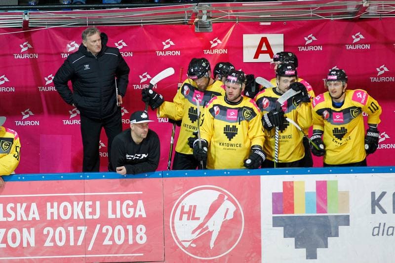 Ice Hockey. Tauron Hokej Liga. Tauron KH GKS Katowice - Anteo Naprzod Janow. 03.11.2017