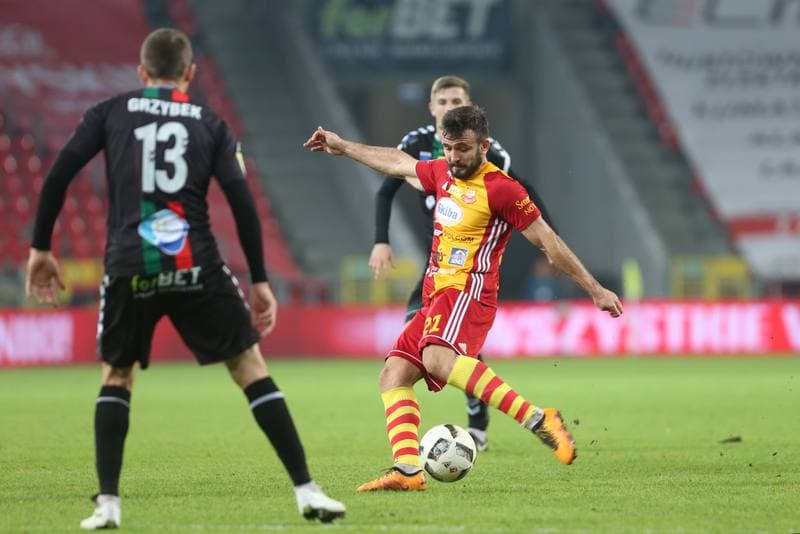 Football. Fortuna I Liga. GKS Tychy - Chojniczanka Chojnice. 02.11.2018