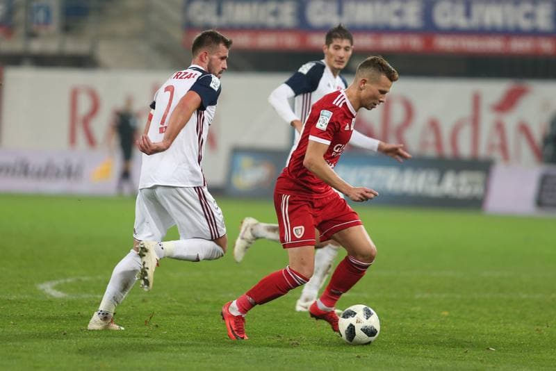 Football. Lotto Ekstraklasa. Piast Gliwice - Wisla Krakow. 02.11.2018