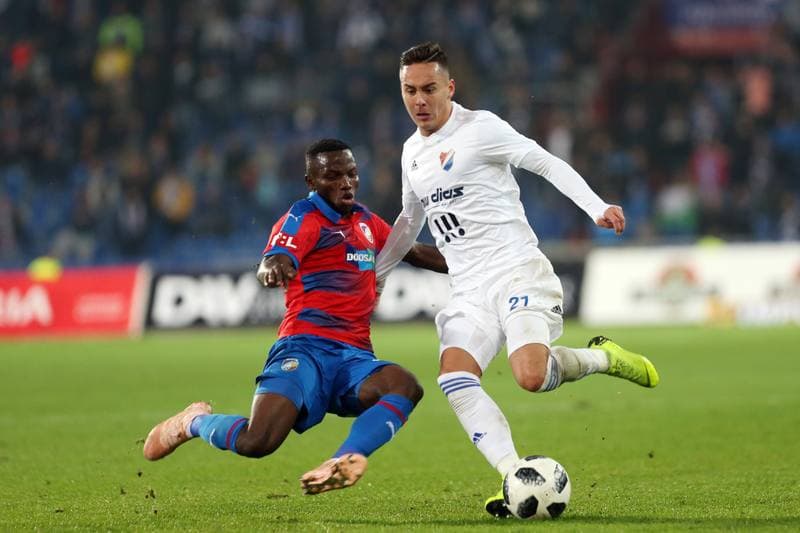 Football. Fortuna:Liga. Banik Ostrava - Viktoria Plzen. 03.11.2018