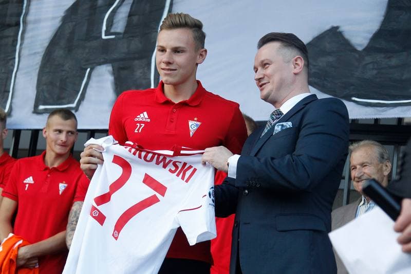 Football. Gornik Zabrze. Team Presentation. 11.07.2017
