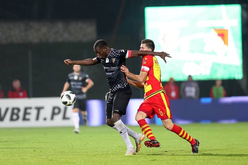 Football. Lotto Ekstraklasa. Zaglebie Sosnowiec - Jagiellonia Bialystok. 05.11.2018