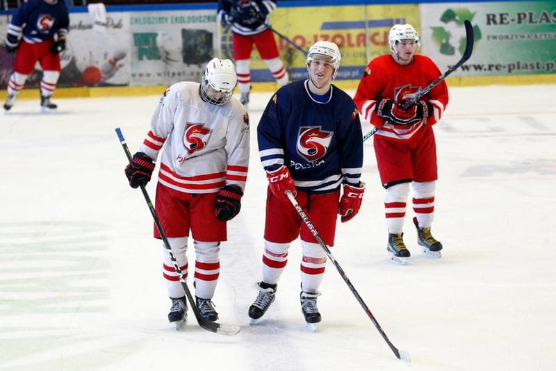 Ice Hockey. Poland U20. Training. 06.11.2018