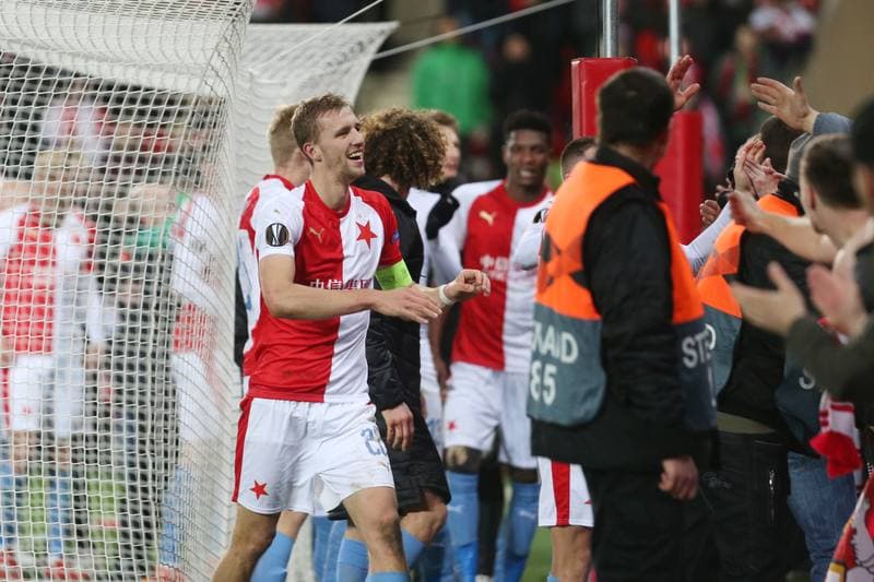 Football. UEFA Europa League. Slavia Prague - Sevilla FC. 14.03.2019