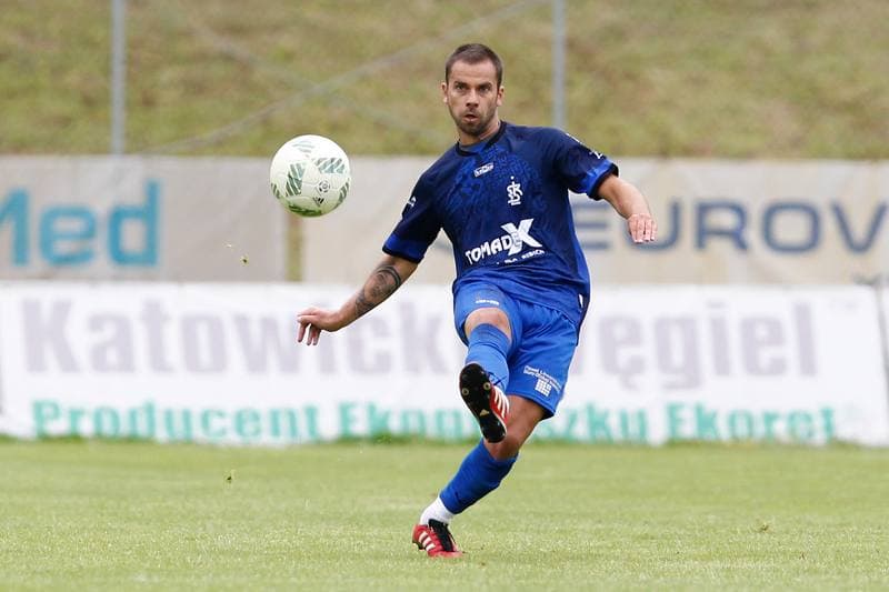 Football. Sparing. Zaglebie Sosnowiec - LKS Lodz. 15.07.2017