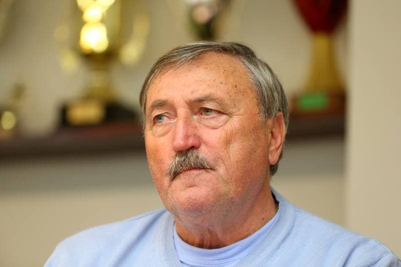 Football. Antonin Panenka. Photocall. 08.11.2018