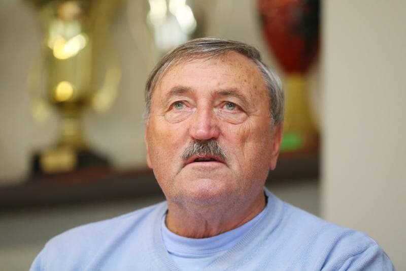 Football. Antonin Panenka. Photocall. 08.11.2018