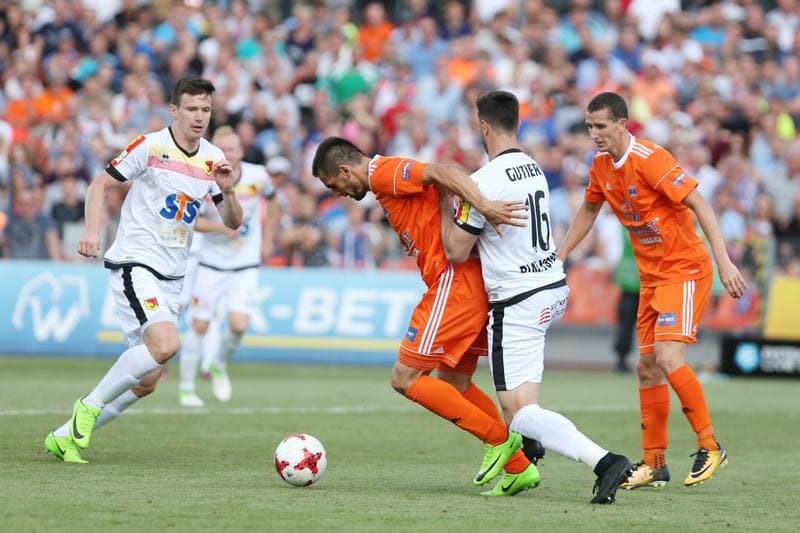 Football. Lotto Ekstraklasa. Bruk-Bet Termalica Nieciecza - Jagiellonia Bialystok. 16.07.2017