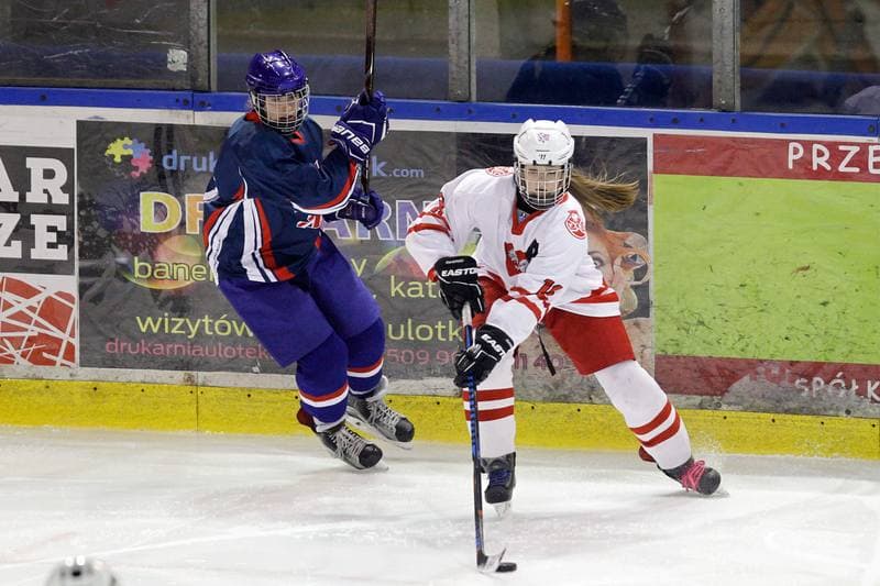 Ice Hockey. Women's U18 Championship. Poland - Great Britain. 10.11.2018