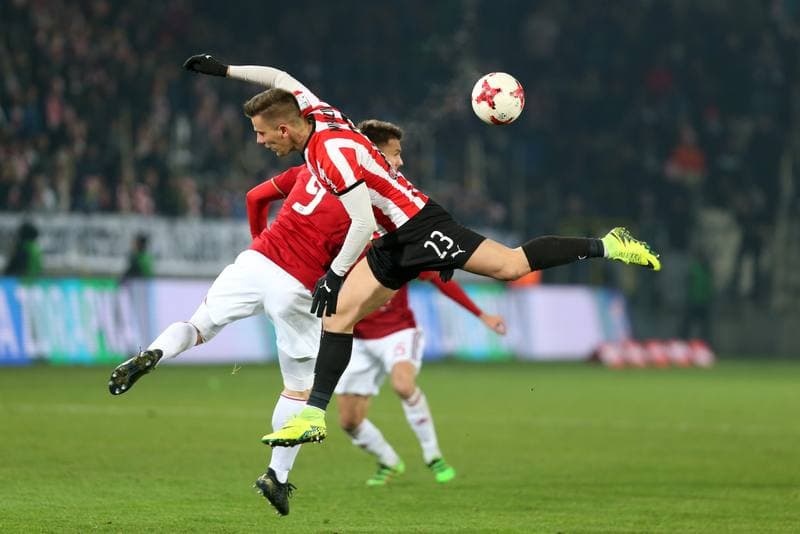 Football. Lotto Ekstraklasa. Cracovia Krakow - Wisla Krakow. 13.12.2017