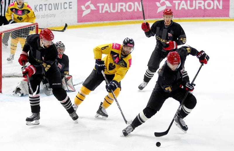 Ice Hockey. Polska Hokej Liga. Tauron KH GKS Katowice - Comarch Cracovia. 12.03.2018