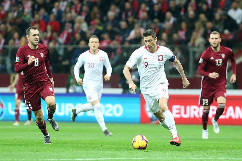 Football. Euro 2020 Qualifiers. Poland - Latvia. 24.03.2019