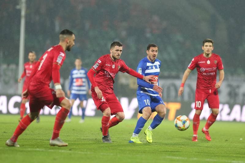 Football. Lotto Ekstraklasa. Zaglebie Sosnowiec - Wisla Plock. 13.04.2019