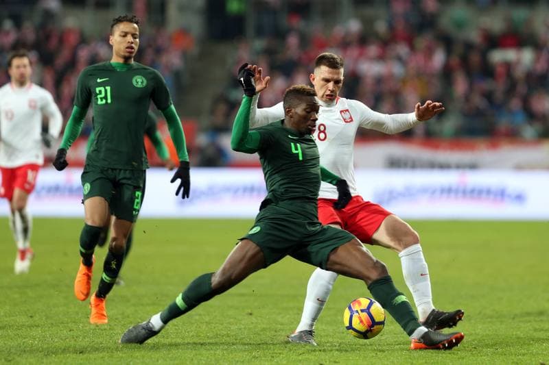 Football. International Friendly. Poland - Nigeria. 23.03.2018