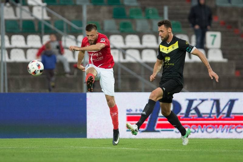 Football. Nice I Liga. Zaglebie Sosnowiec - GKS Katowice. 13.09.2017