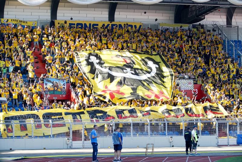 Football. Fortuna:Liga. Banik Ostrava - SFC Opava. 21.04.2019