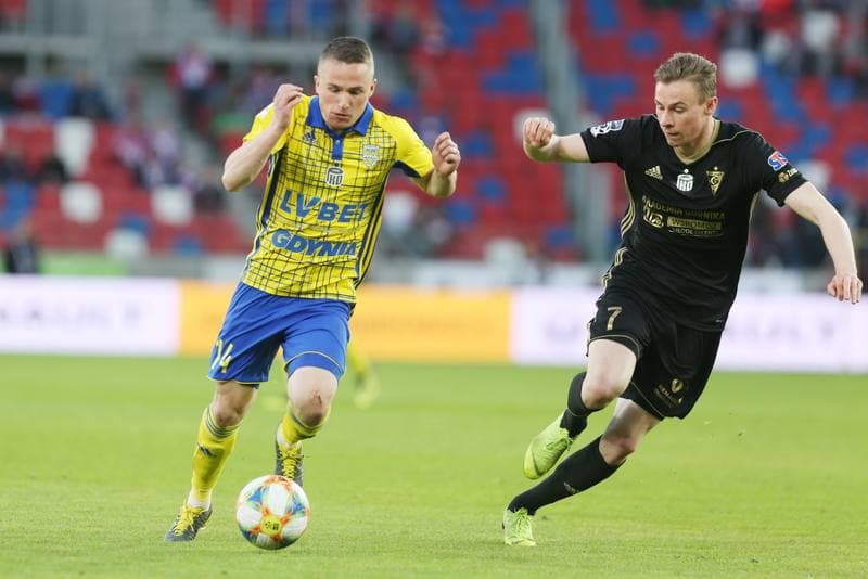 Football. Lotto Ekstraklasa. Gornik Zabrze - Arka Gdynia. 22.04.2019