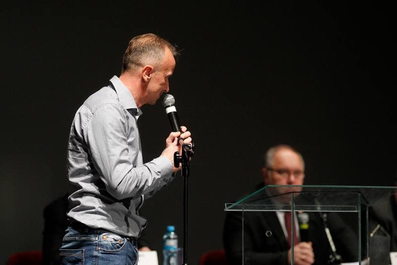 Football. Polonia Bytom. Press Conference. 19.01.2018