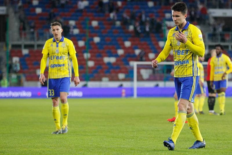 Football. Lotto Ekstraklasa. Gornik Zabrze - Arka Gdynia. 22.04.2019