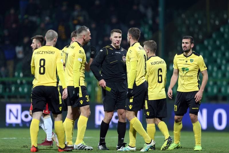 Football. Fortuna I Liga. GKS Katowice - LKS Lodz. 28.11.2018