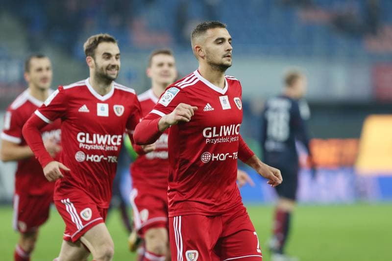 Football. Lotto Ekstraklasa. Piast Gliwice - Pogon Szczecin. 03.12.2018